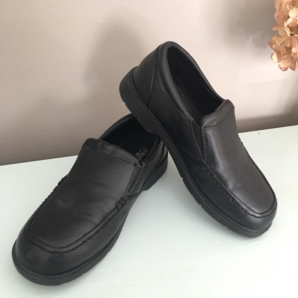 Boys’ Black Loafers, Size 4-1/2